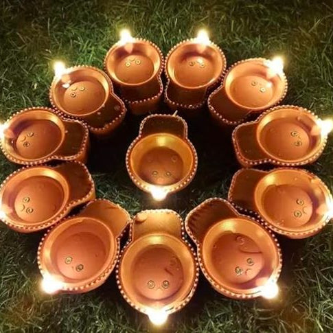 Reusable Water Sensor LED Diyas.