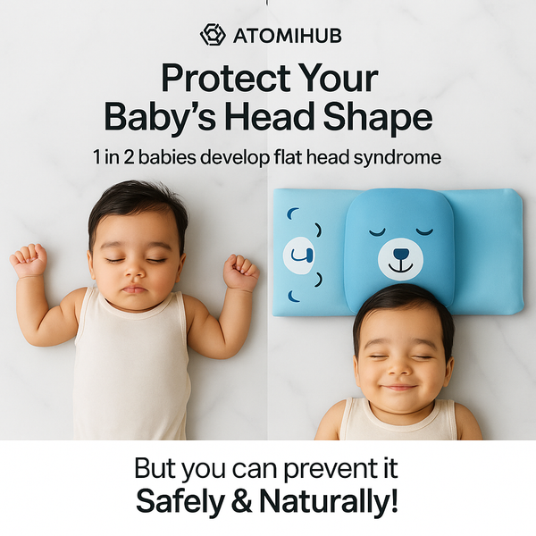 SnugNest™ Baby Head Support Pillow