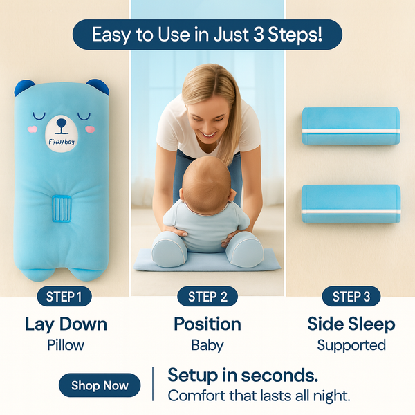 SnugNest™ Baby Head Support Pillow